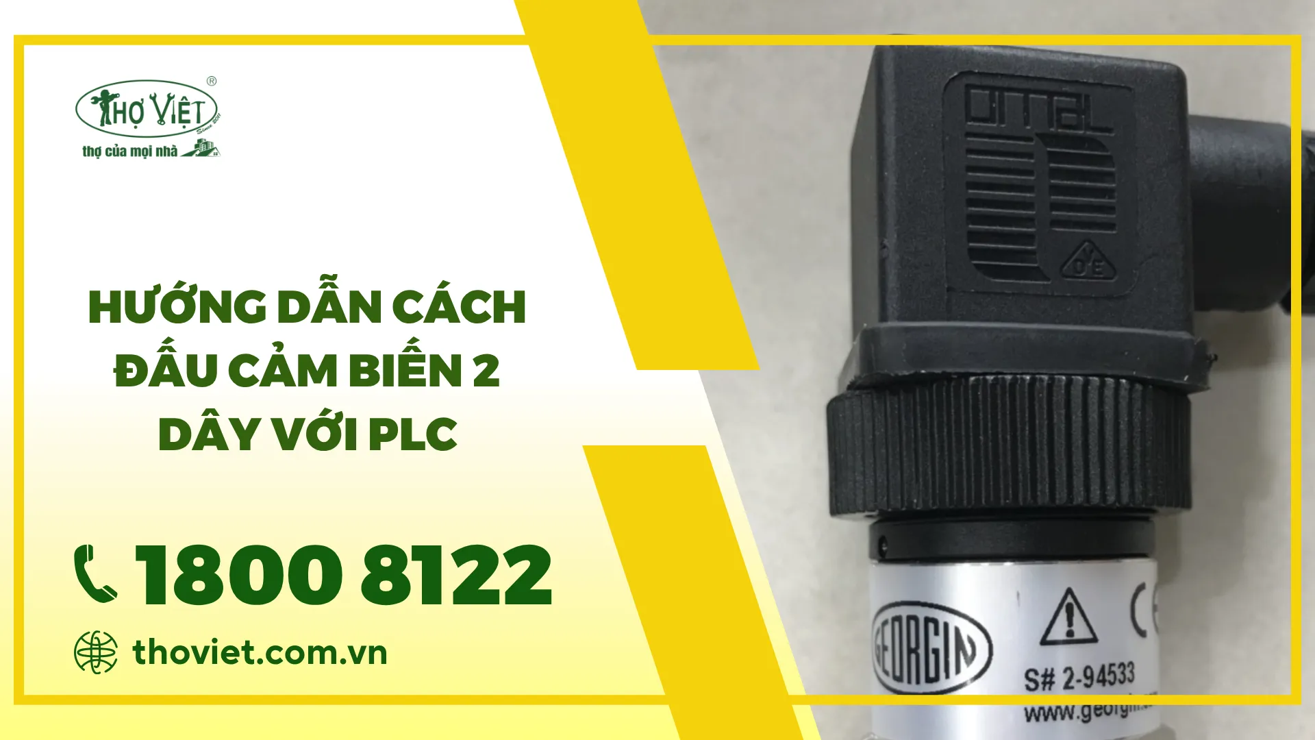 Hướng dẫn cách đấu cảm biến 2 dây với PLC