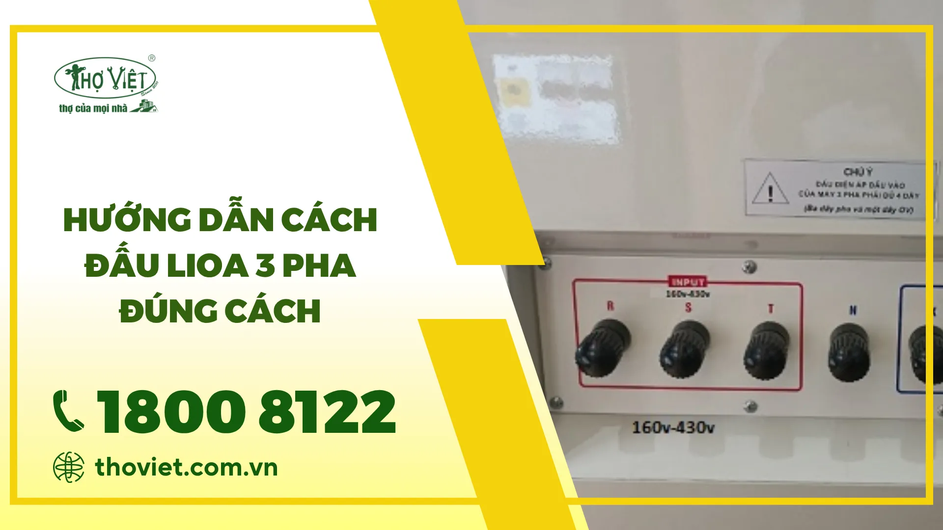 Hướng dẫn cách đấu Lioa 3 pha đúng cách & tiết kiệm thời gian