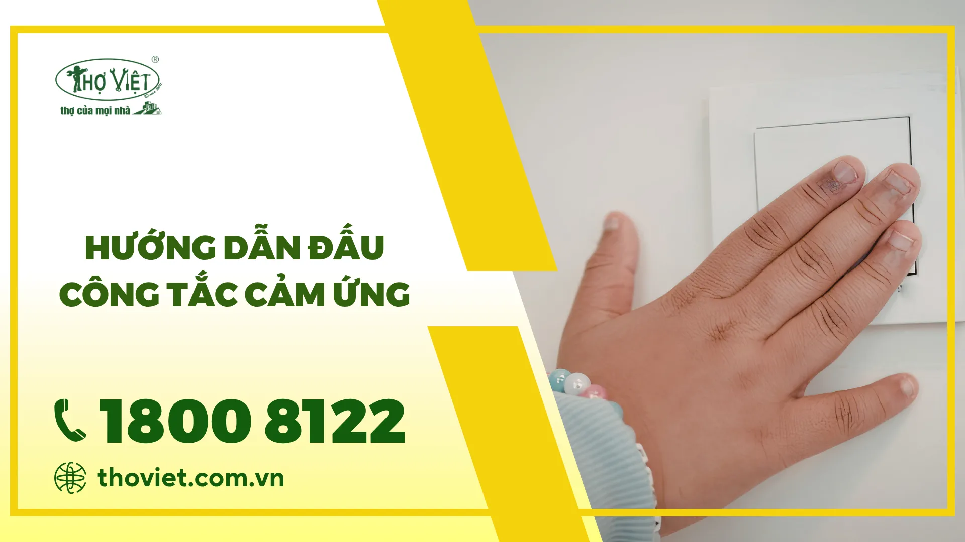 Hướng dẫn đấu công tắc cảm ứng điện trong nhà