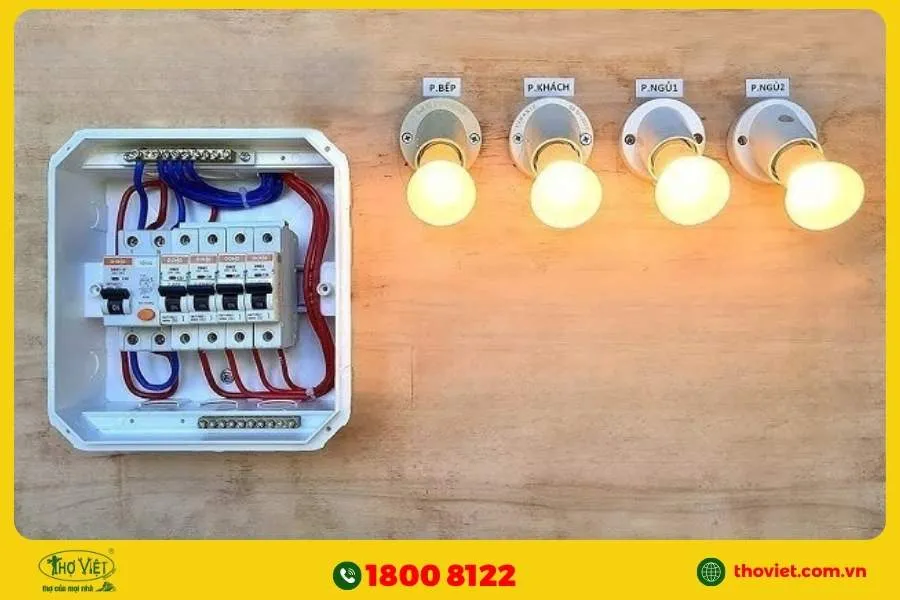 Lưu ý khi đấu tủ điện gia đình 