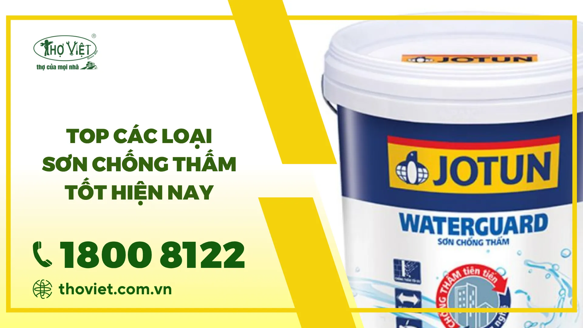 Top 10 loại sơn chống thấm được sử dụng phổ biến nhất hiện nay