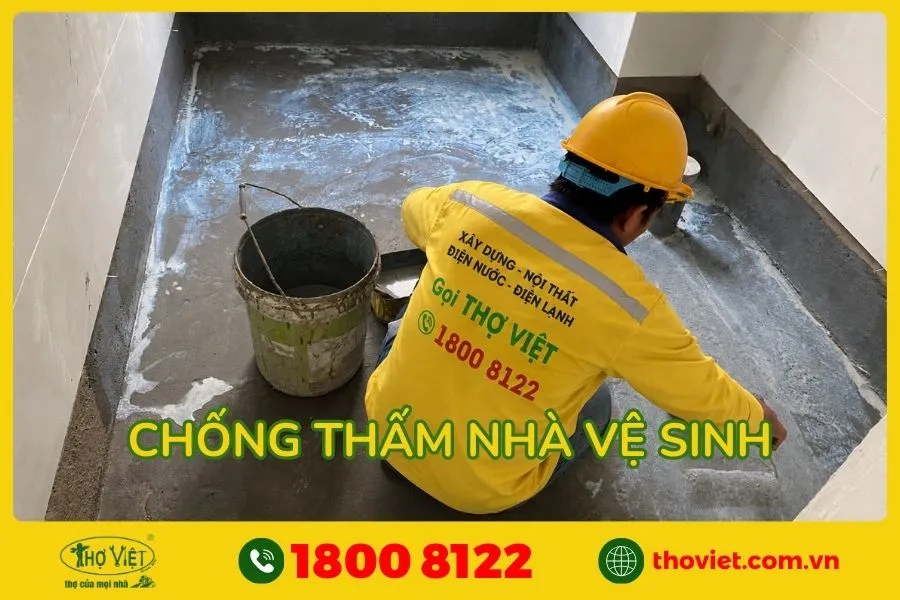 Dịch vụ chống thấm nhà vệ sinh chuyên nghiệp, giá tốt