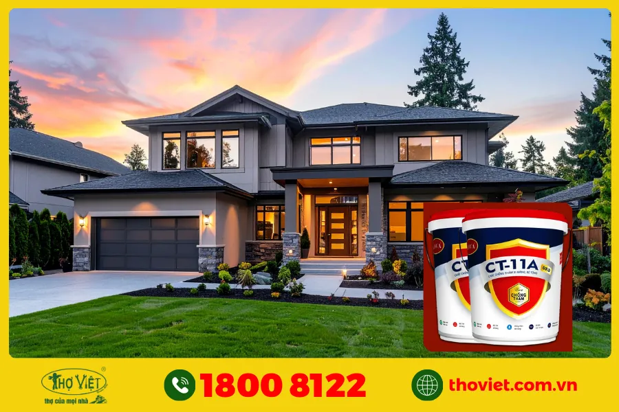 Sơn chống thấm pha xi măng Lucky Paint LKCT 11A