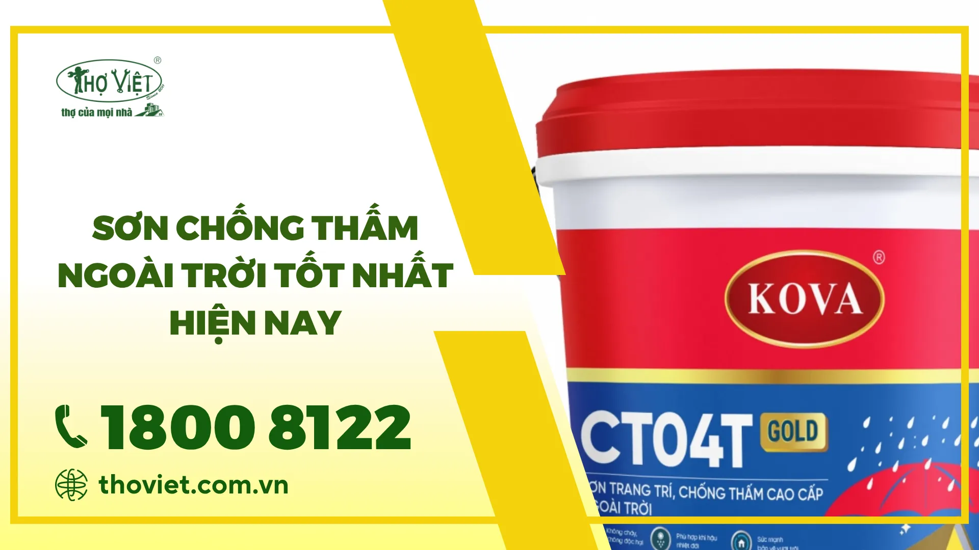 12+ Loại sơn chống thấm ngoài trời tốt nhất hiện nay
