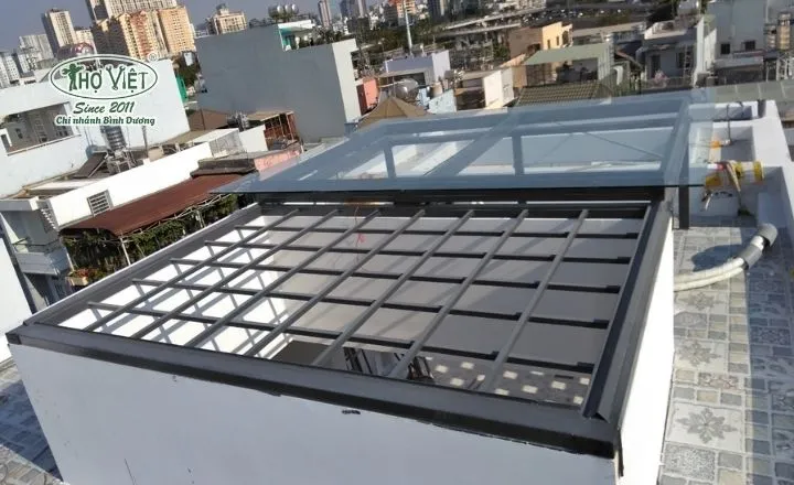 Thi công giếng trời tại HCM