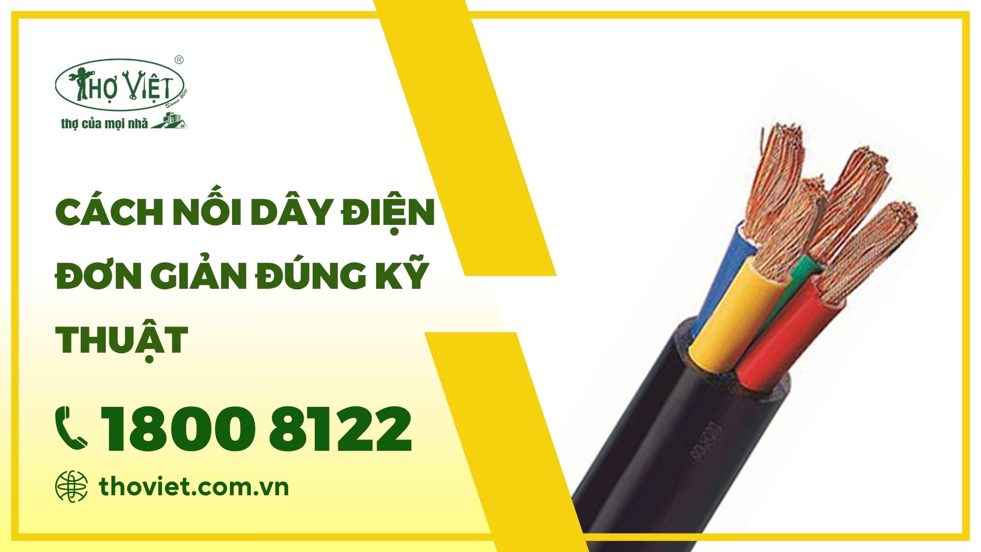Nối dây điện vào ổ cắm