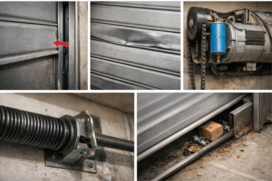 Quy trình sửa cửa cuốn bị kẹt chuyên nghiệp
