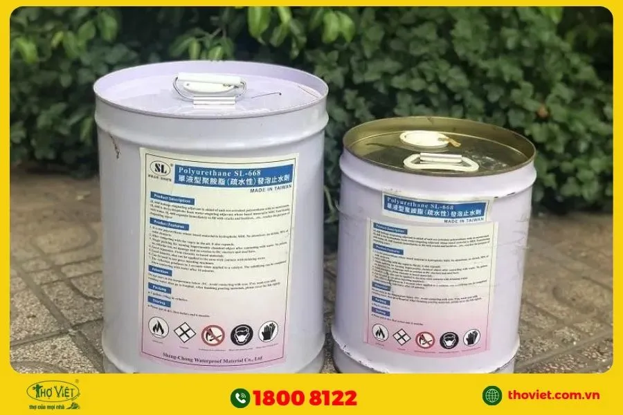 Hướng dẫn sử dụng keo PU trong chống thấm