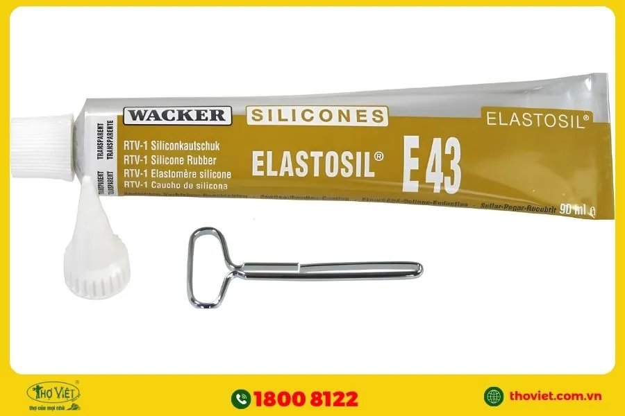 Keo chống thấm ngoài trời silicon Wacker Elastosil