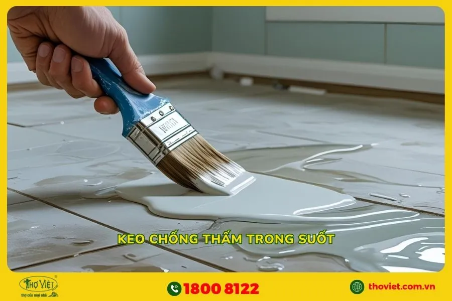 Keo chống thấm trong suốt