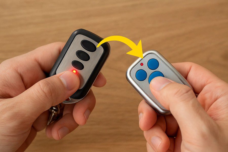 Sao chép lệnh từ remote cũ sang remote mới