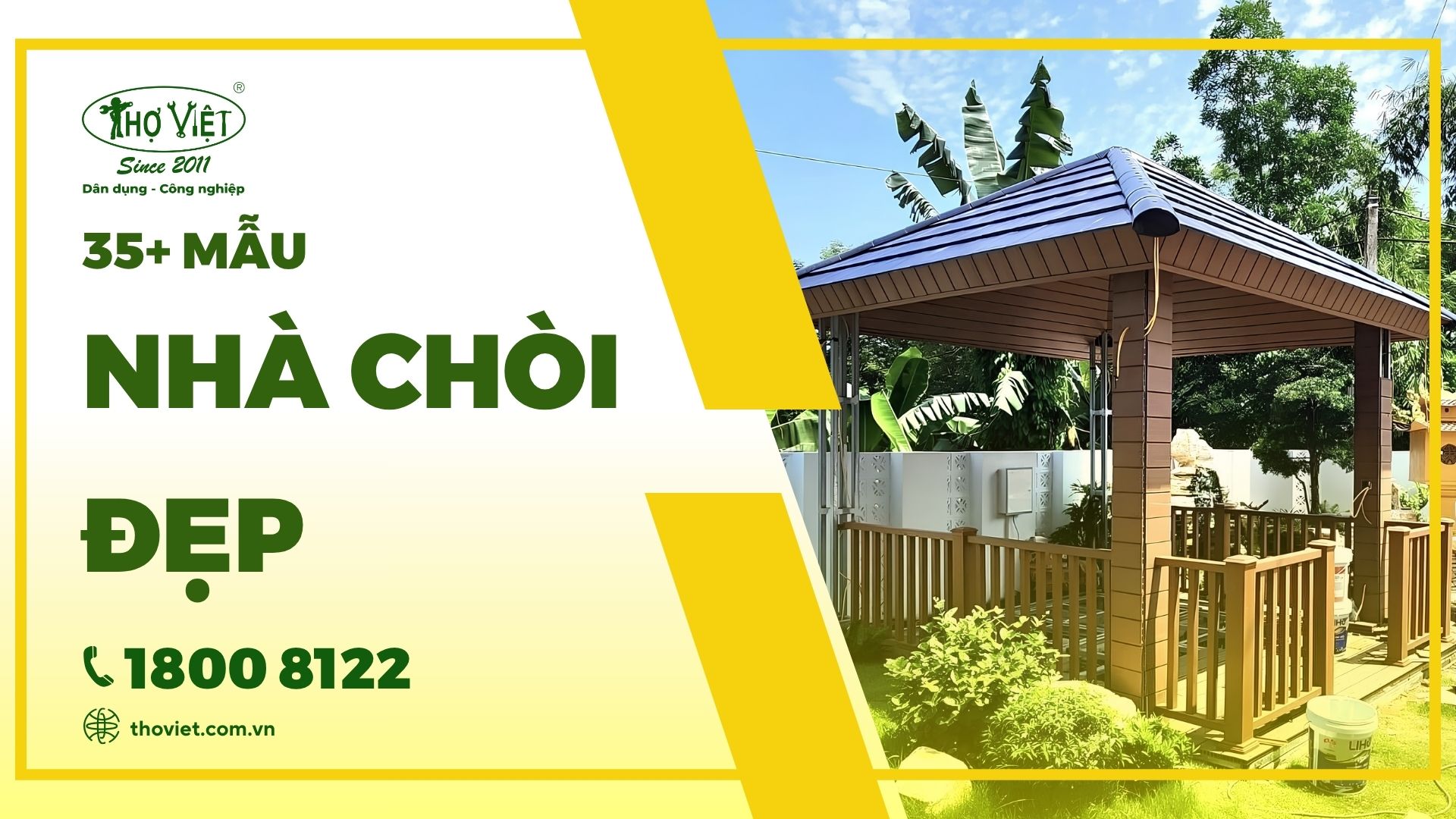 Tổng hợp những mẫu nhà chòi đẹp hiện nay