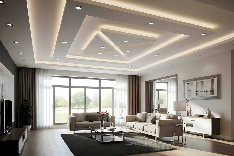 Những lưu ý khi thi công trần nhà đẹp