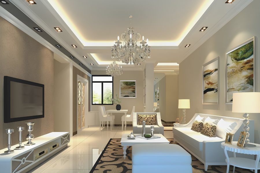Trần nhà đẹp cho phòng khách