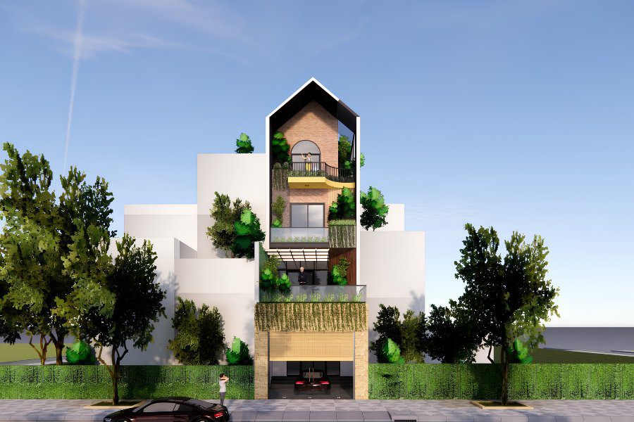 Tổng hợp mẫu nhà 4 tầng mặt tiền 5m