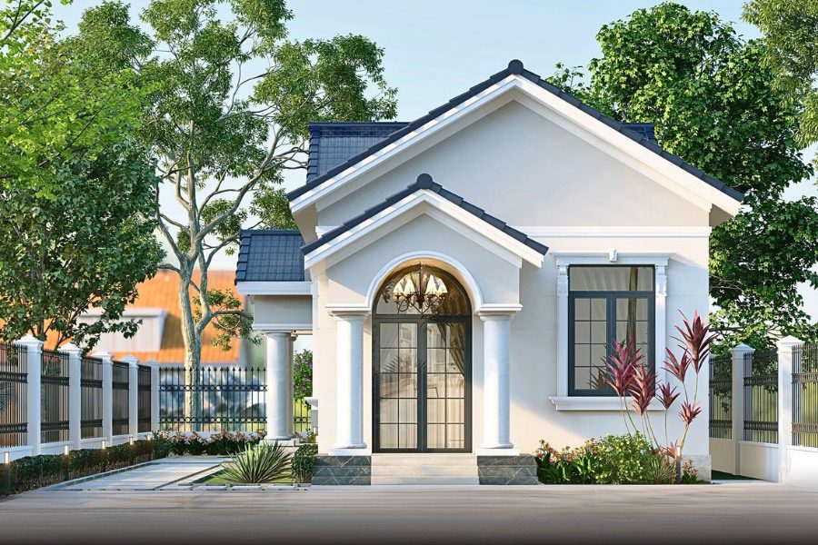 Nhà cấp 4 2 phòng ngủ mái Thái