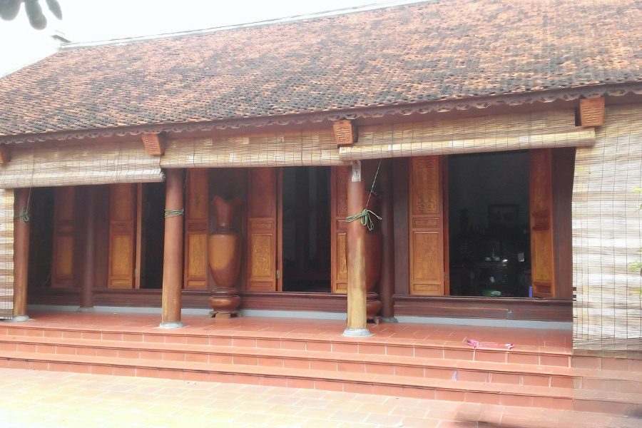 Nhà gỗ 3 gian truyền thống Bắc Bộ