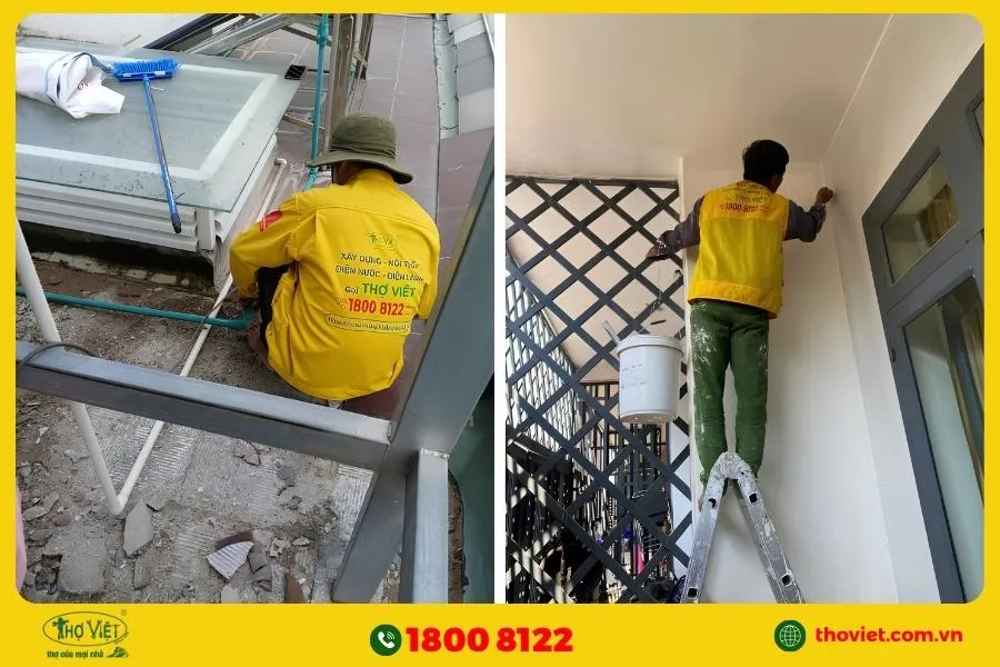 Quy trình thi công nhà trọn gói của Thợ Việt