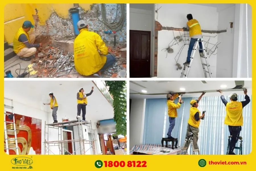 Thi công nhà trọn gói của Thợ Việt