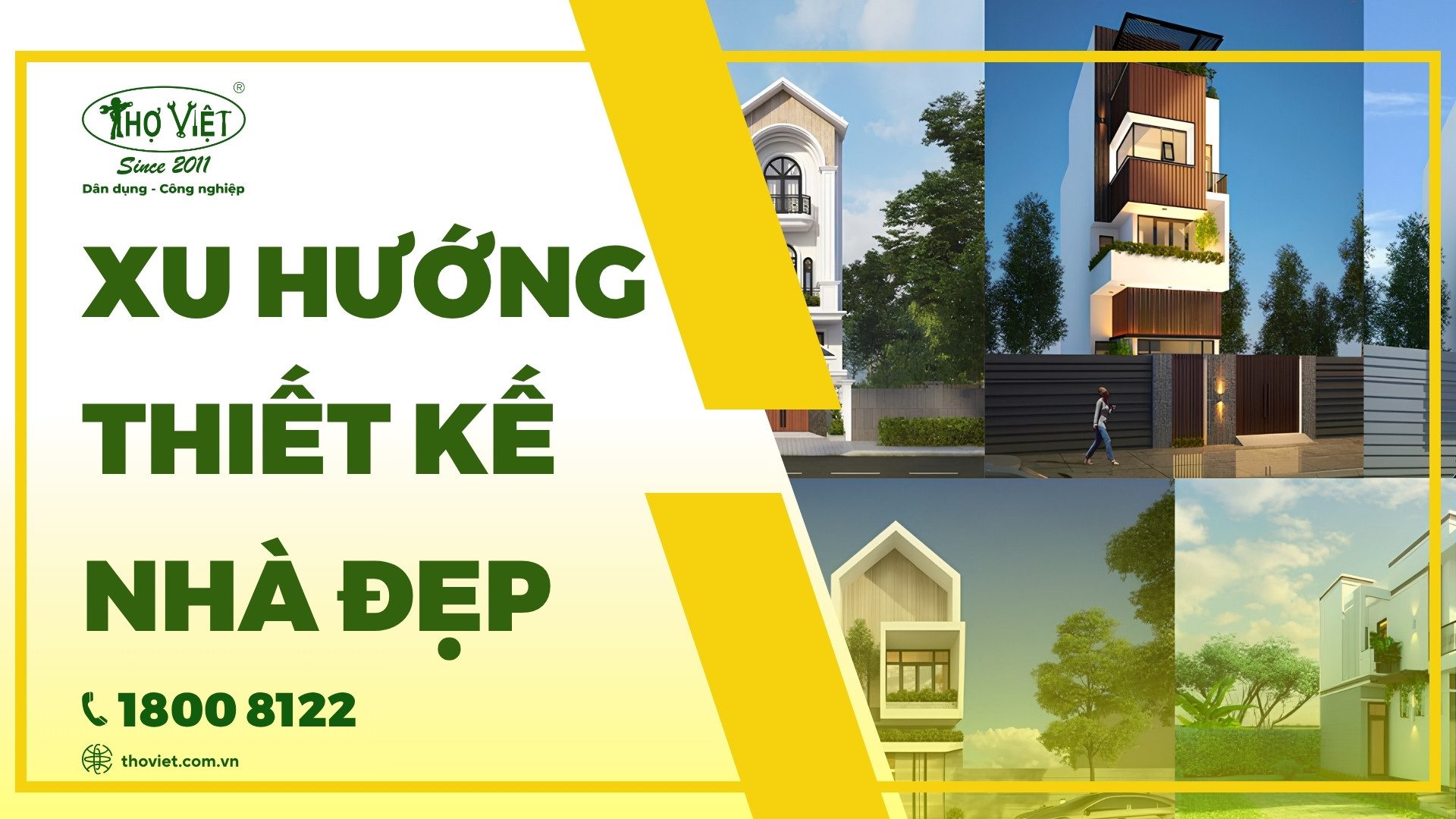 Tổng hợp xu hướng thiết kế nhà đẹp hiện nay