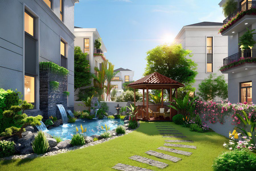 Một góc của nhà vườn đẹp