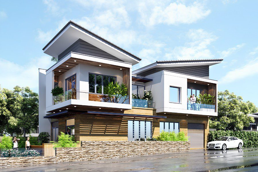 Thiết kế nhà đẹp phong cách hiện đại