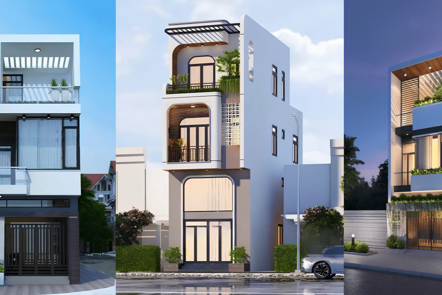Thiết kế nhà phố đẹp, hiện đại