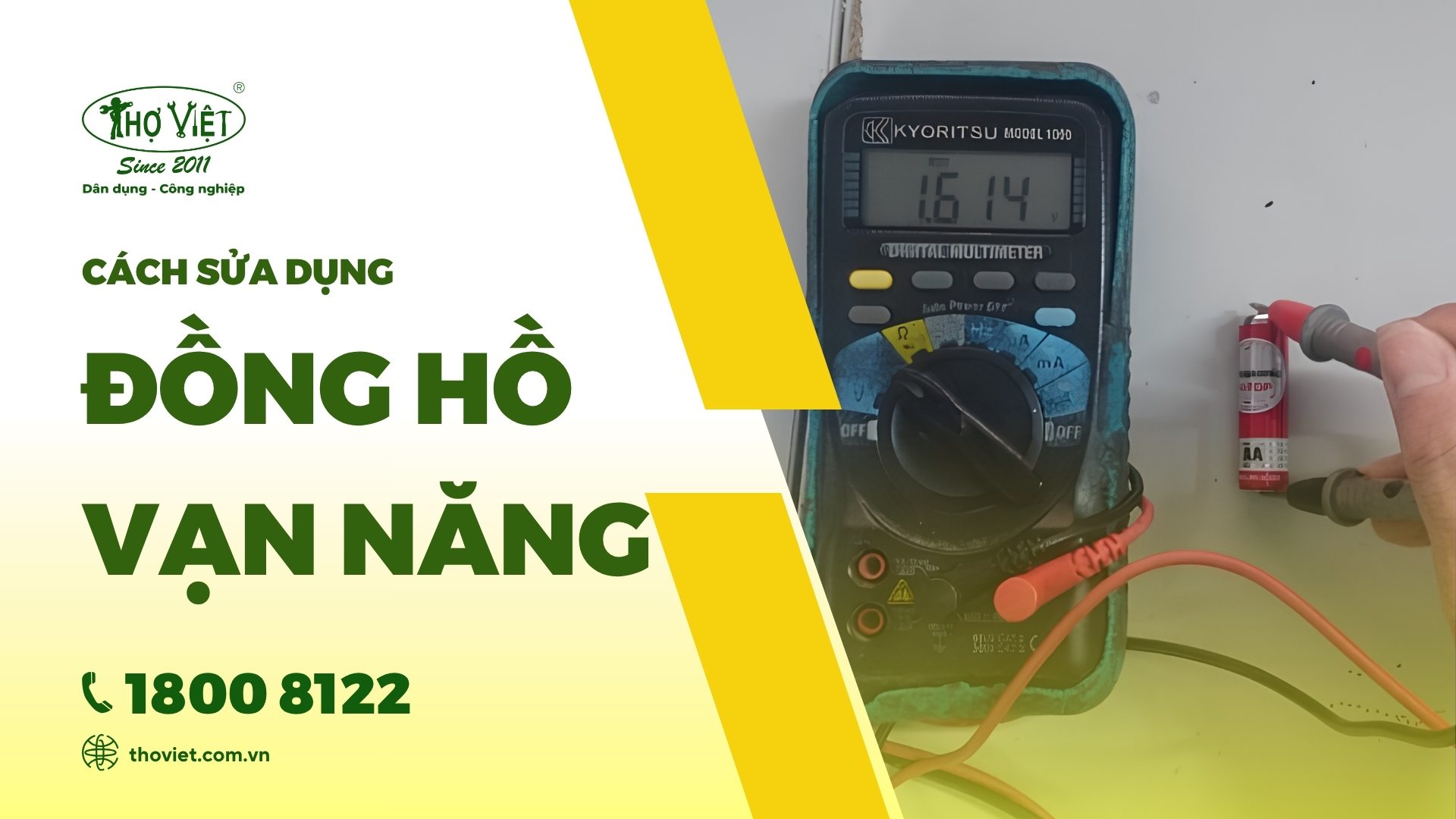 Cách sử dụng đồng hồ vạn năng cho người mới