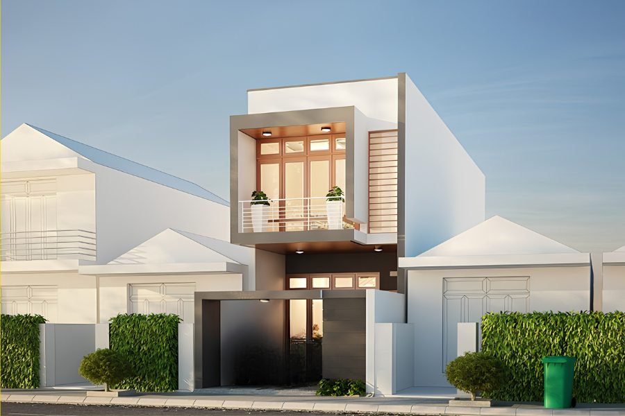 Gợi ý cách bố trí công năng nhà 2 tầng 6x15m