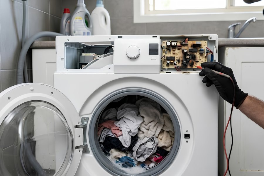 Dấu hiệu nhận biết máy giặt không thực hiện chu trình vắt