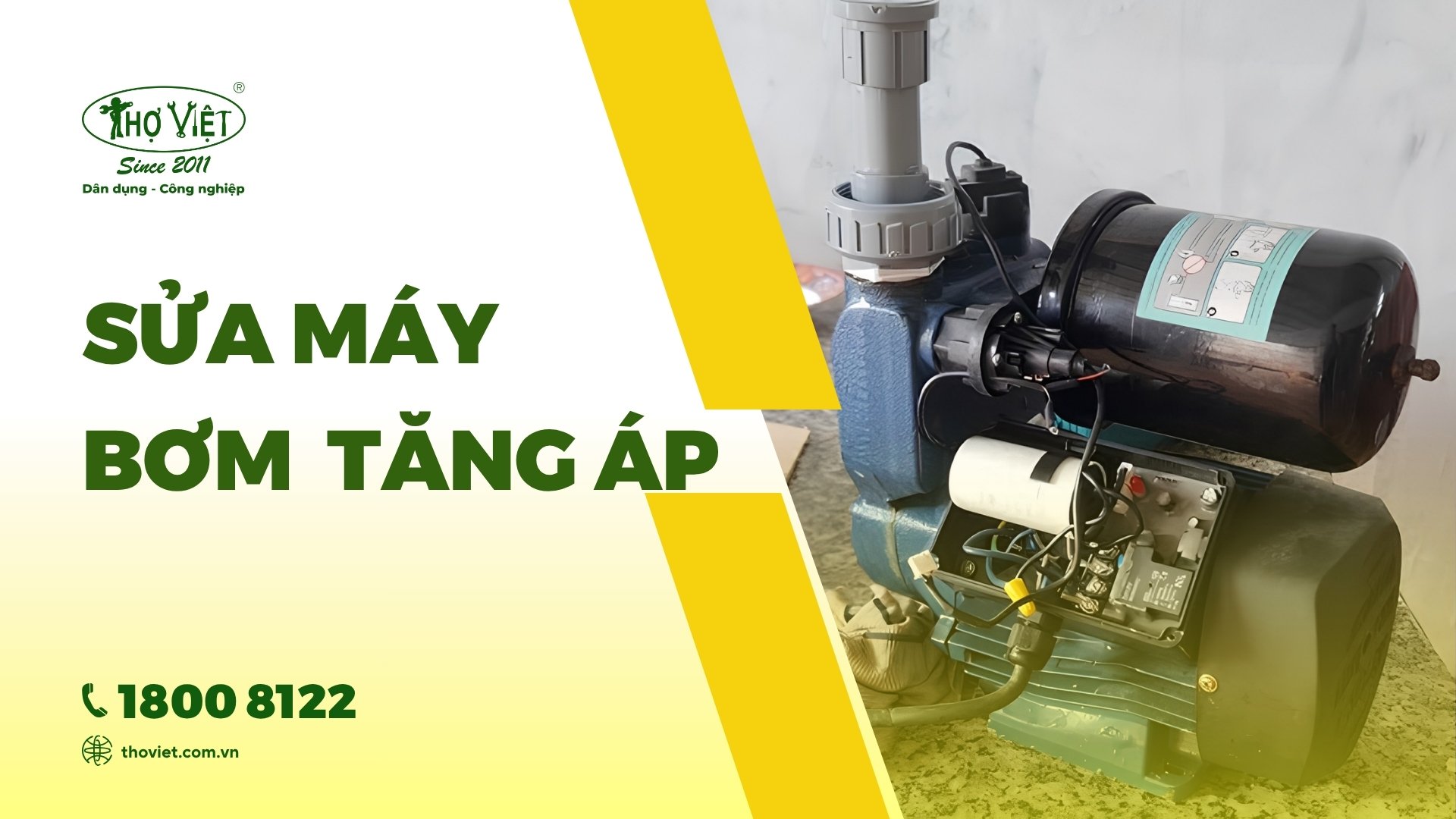 Báo giá sửa máy bơm tăng áp tại nhà