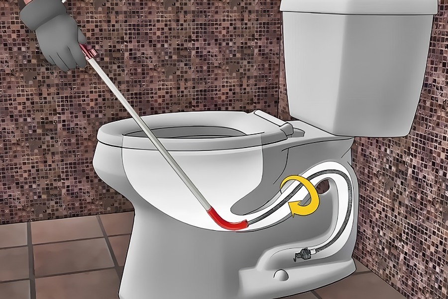 Lưu ý khi tự thông bồn cầu