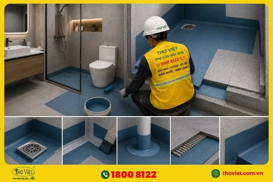 Tiêu chuẩn chống thấm nhà vệ sinh và phòng tắm