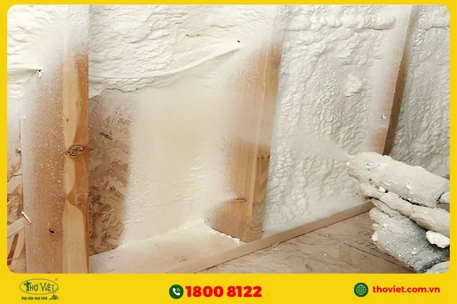 Những lưu ý khi sử dụng Foam chống thấm
