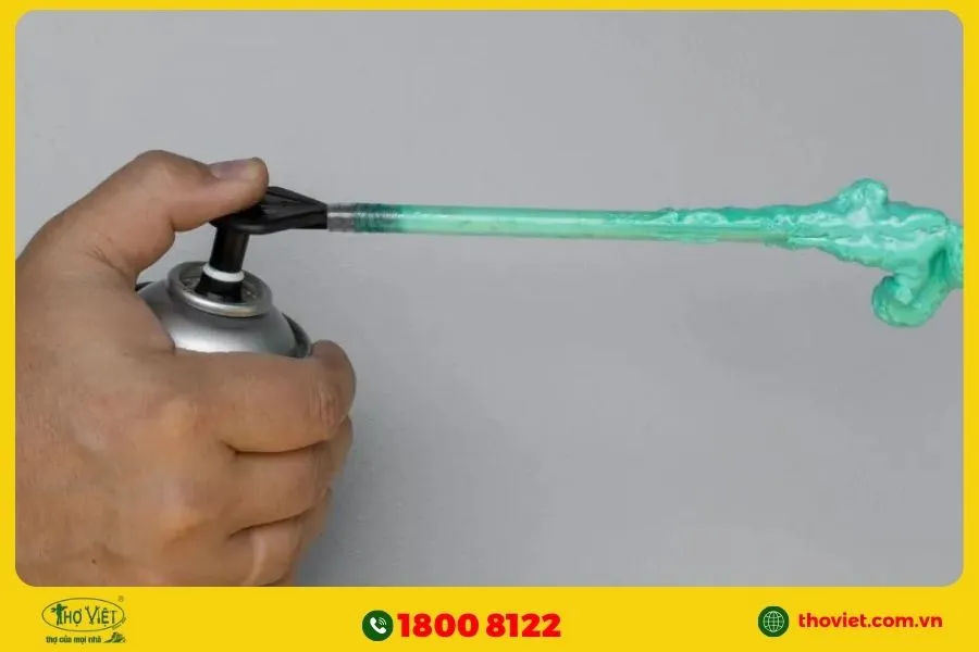Cách sử dụng Foam chống thấm đúng kỹ thuật