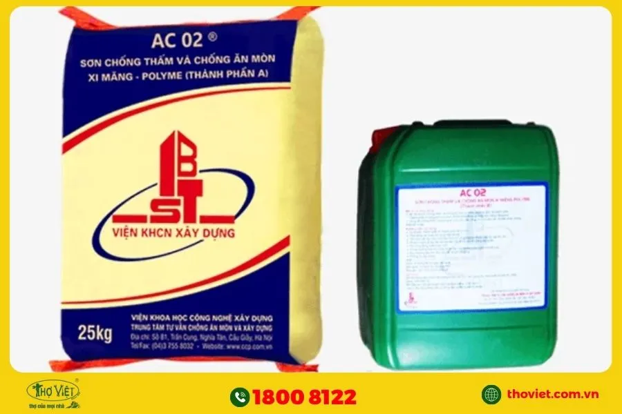 Hóa chất chống thấm gốc xi măng Polymer 