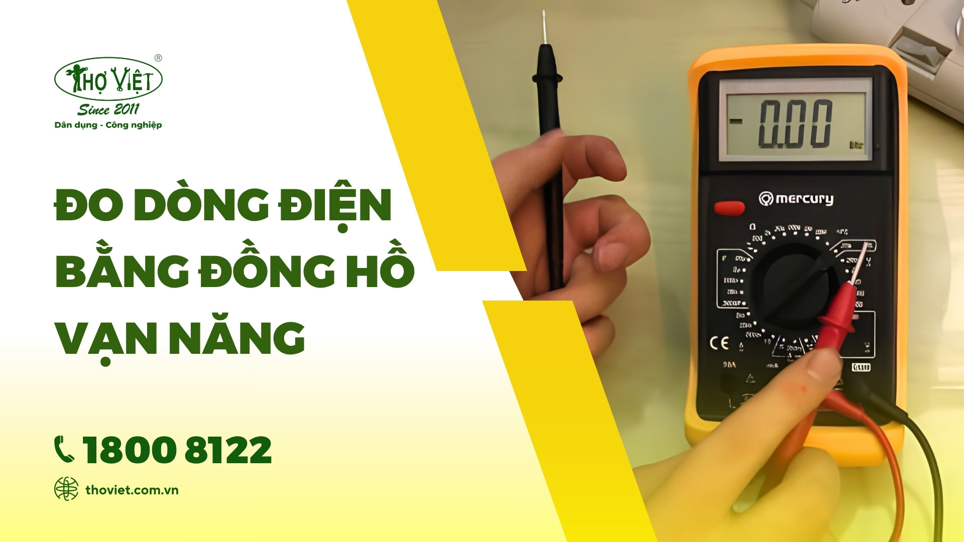 Cách đo dòng điện bằng đồng hồ vạn năng