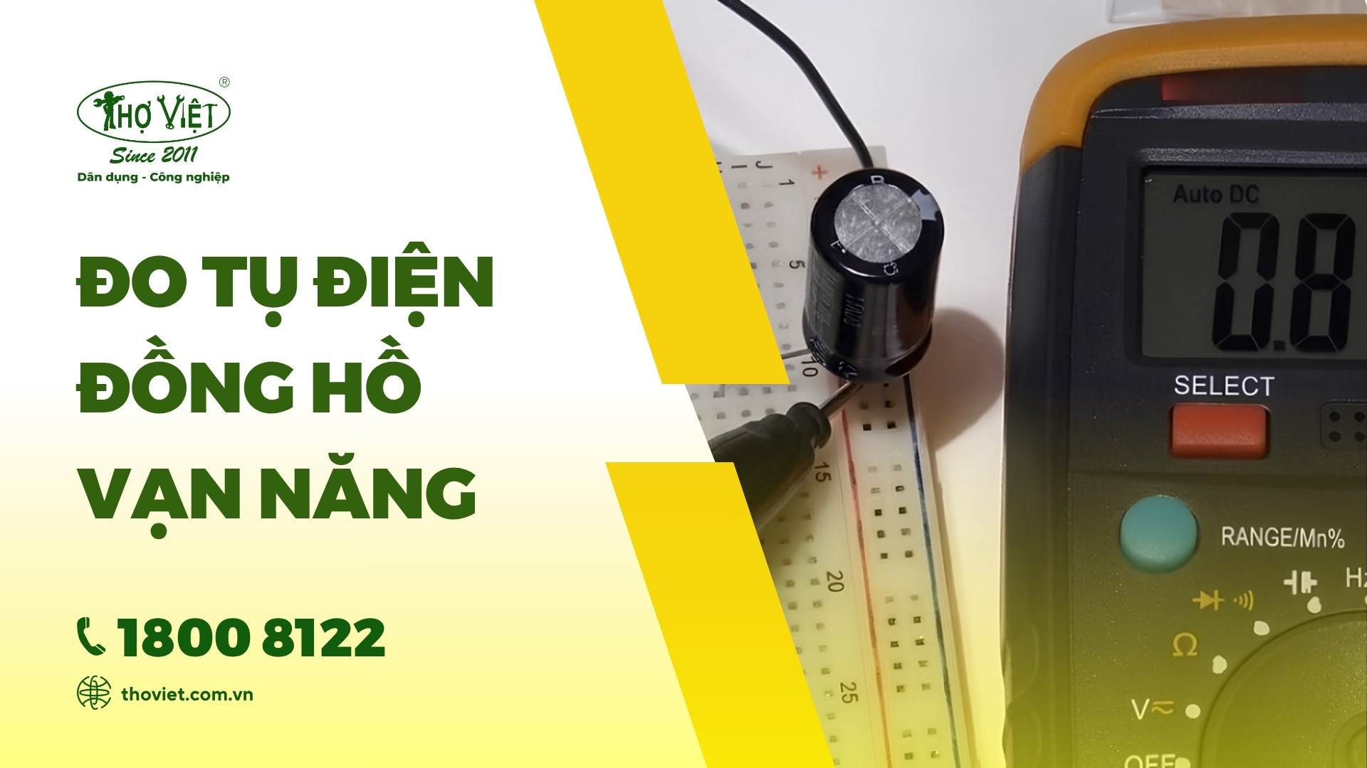 Cách đo tụ điện bằng đồng hồ vạn năng