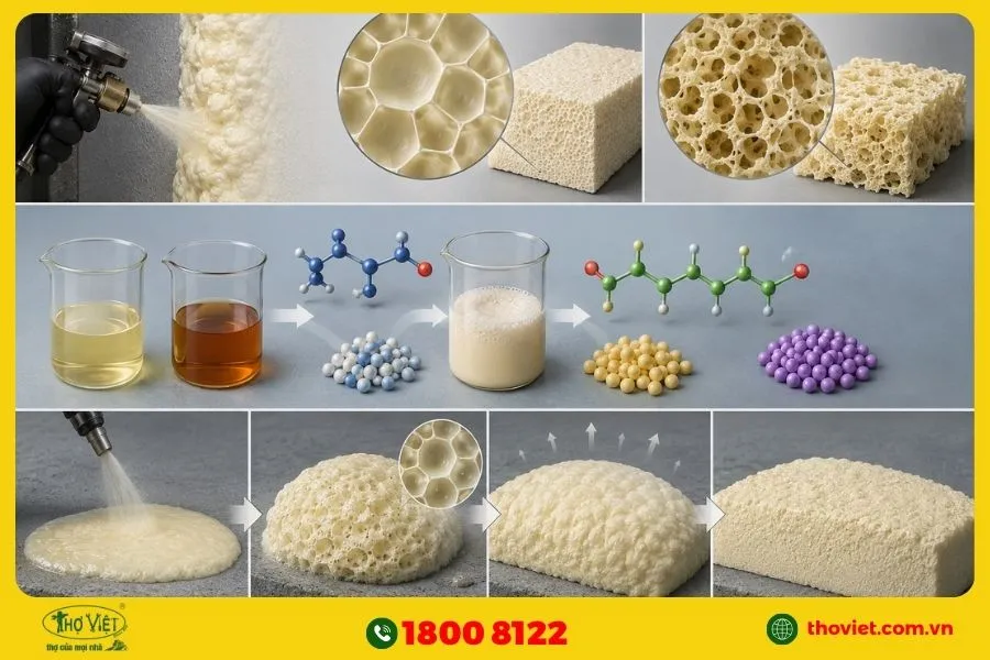 Cấu tạo của keo Foam