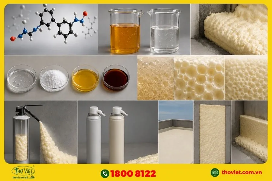 Thành phần cấu tạo của keo Foam