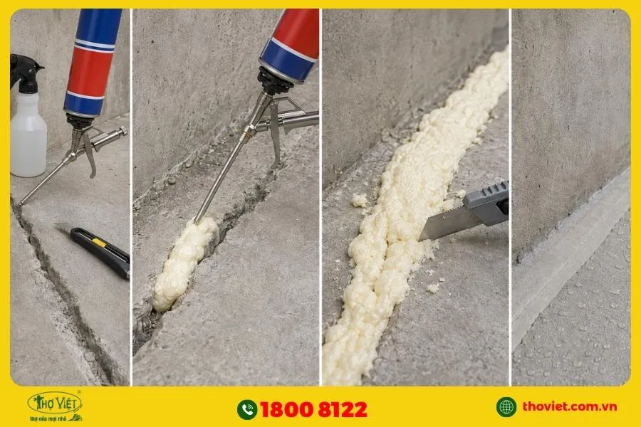 Hướng dẫn sử dụng keo Foam đúng cách