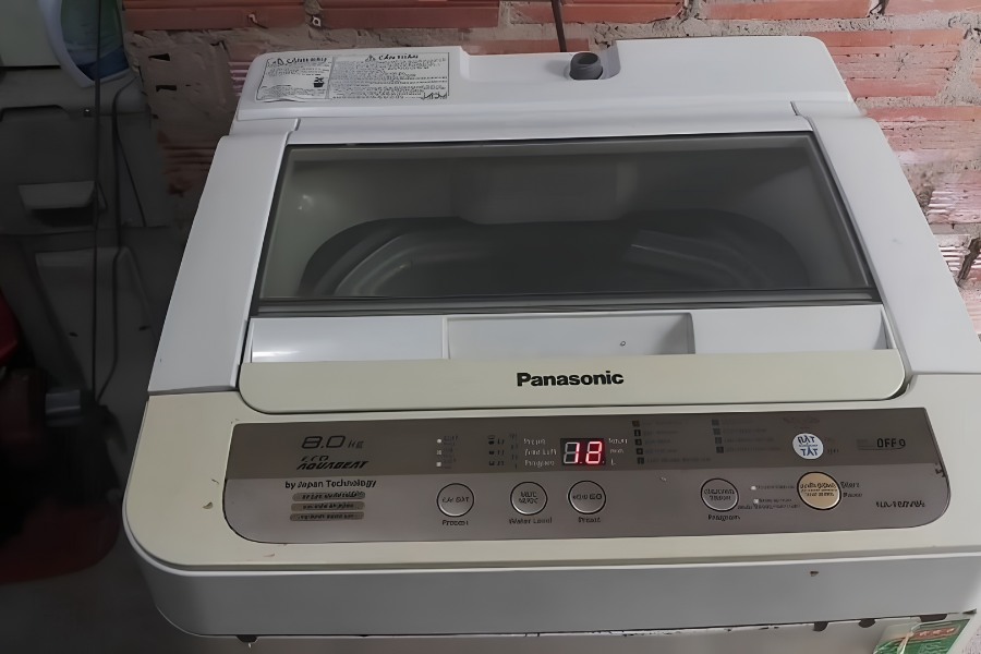 Dấu hiệu máy giặt Panasonic bị lỗi U12