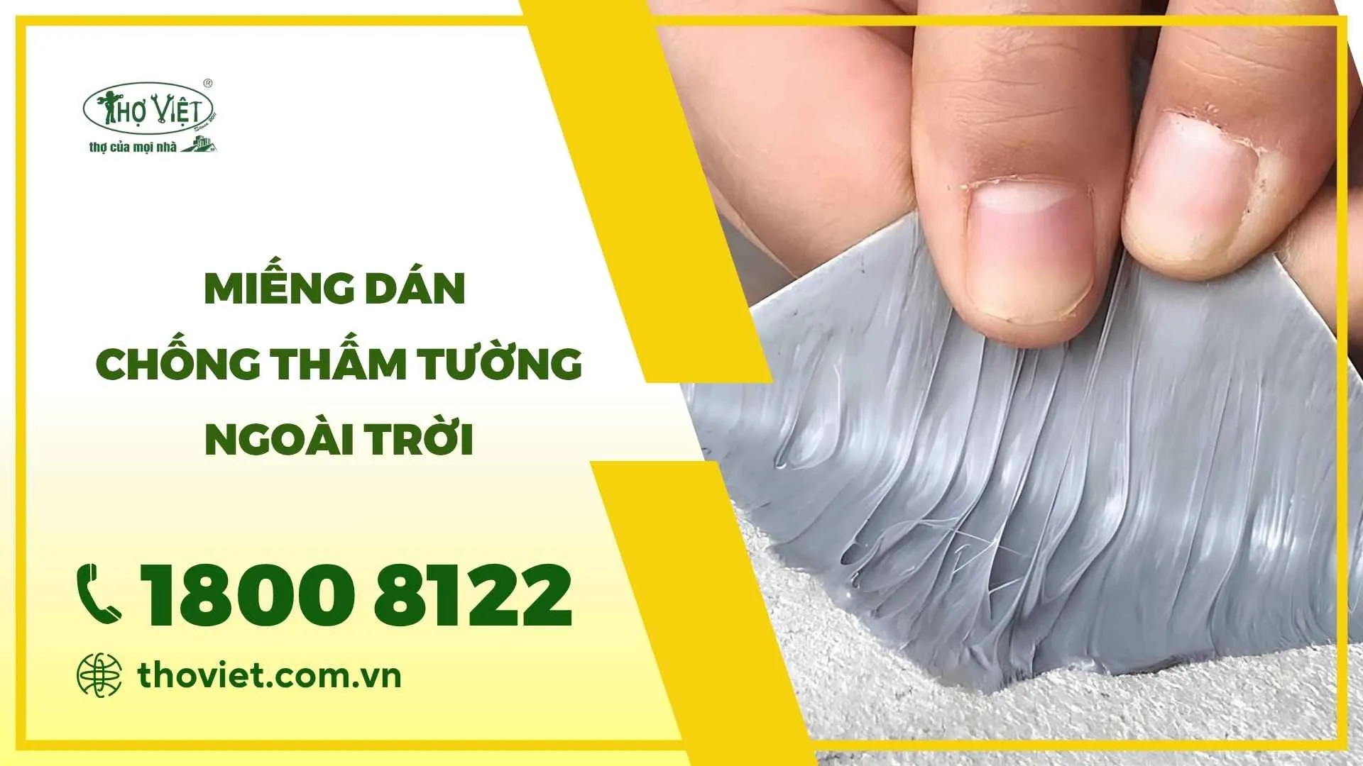 Miếng dán chống thấm tường ngoài trời