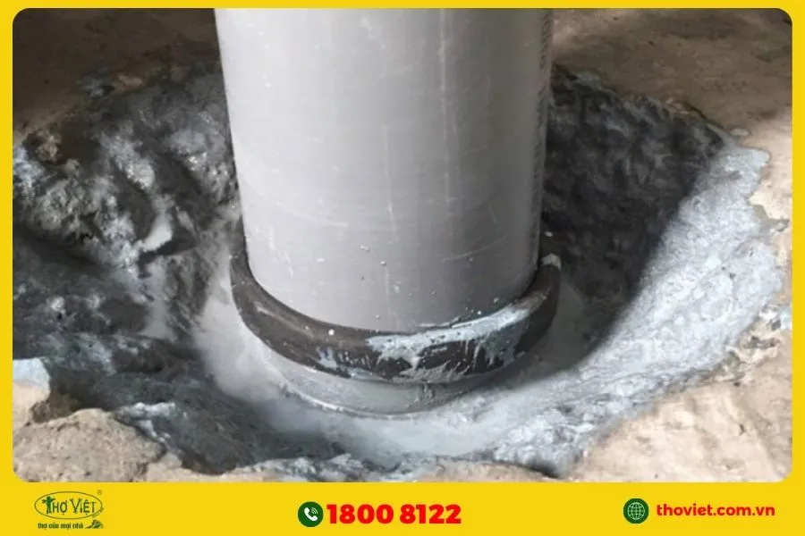 Sika xử lý khe nứt và cổ ống