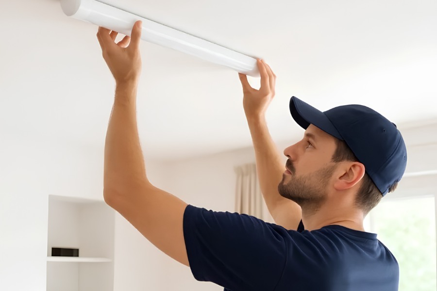 Cách tháo bóng đèn LED dài chuẩn T5