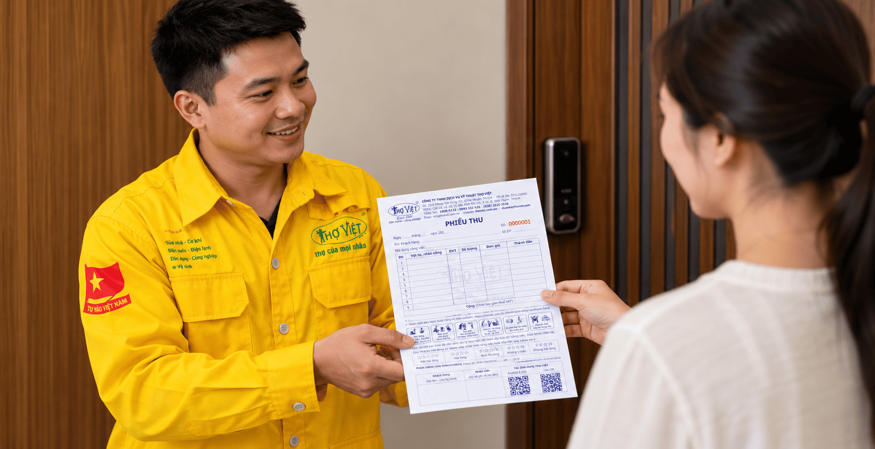 Thợ Việt hỗ trợ bảo hành sau thi công