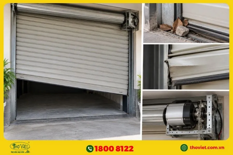 Nguyên nhân cửa cuốn bị sổ lô