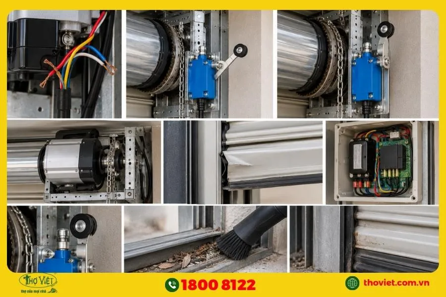 Lưu ý quan trọng khi lắp chống sổ lô cửa cuốn