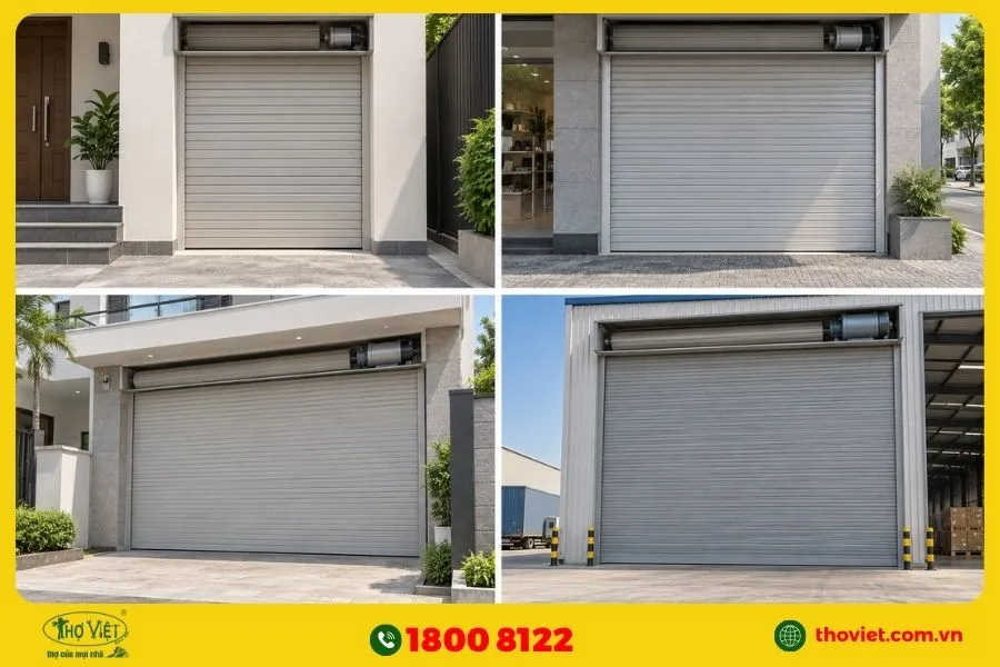 Cách chọn motor cửa cuốn phù hợp theo diện tích cửa