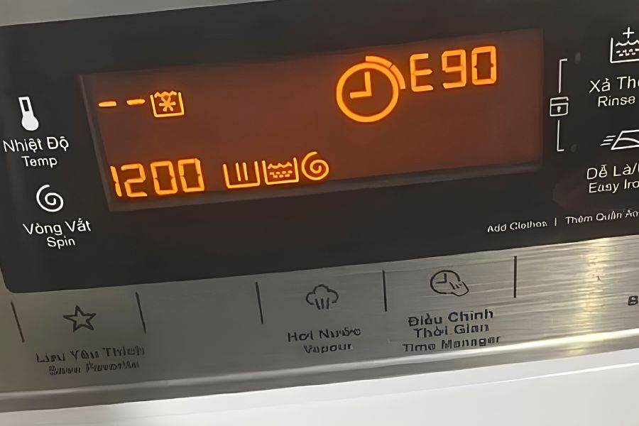 Cách sửa lỗi e90 máy giặt Electrolux